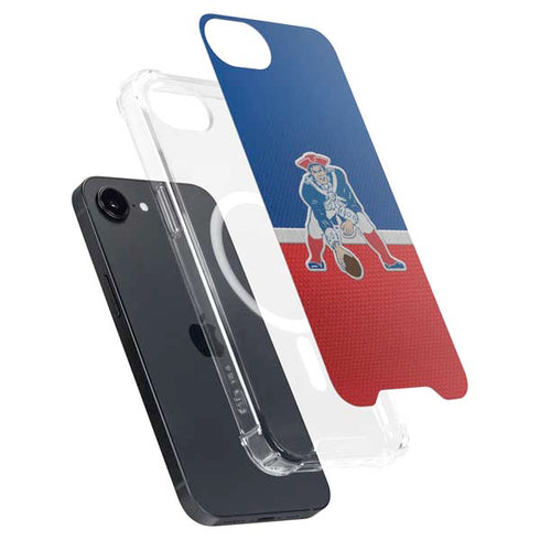 NFL New England Patriots Vintage iPhone 16e MagSafe Case