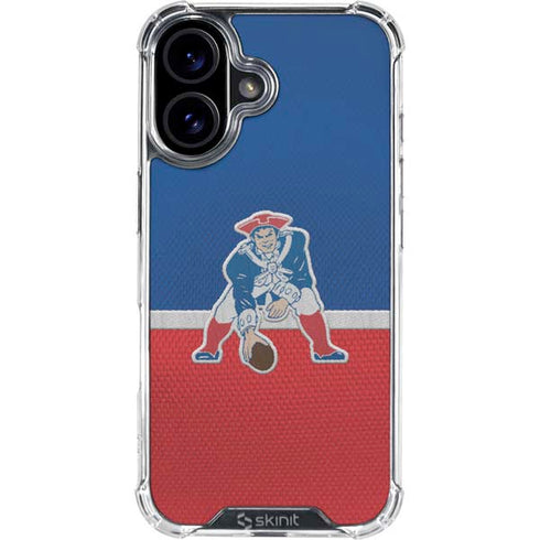NFL New England Patriots Vintage iPhone 17 Clear Case