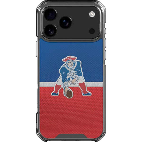 NFL New England Patriots Vintage iPhone 18 Pro Max Clear Case