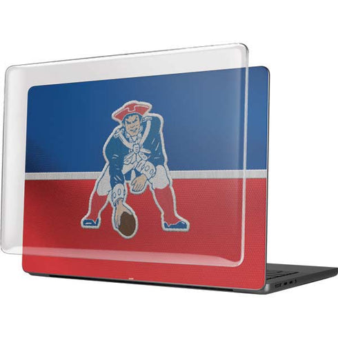 NFL New England Patriots Vintage MacBook Pro 14in (2021-24) Case plus Skin