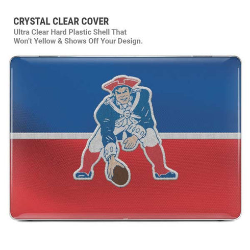 NFL New England Patriots Vintage MacBook Pro 14in (2021-24) Case plus Skin