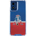 NFL New England Patriots Vintage Moto G 5G (2024) Clear Case