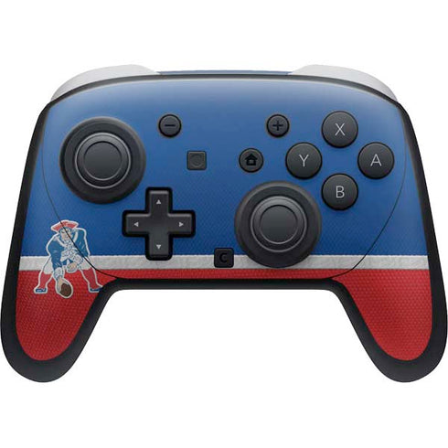 NFL New England Patriots Vintage Nintendo Switch 2 (2025) Pro Controller Skin