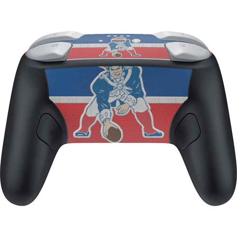 NFL New England Patriots Vintage Nintendo Switch 2 (2025) Pro Controller Skin