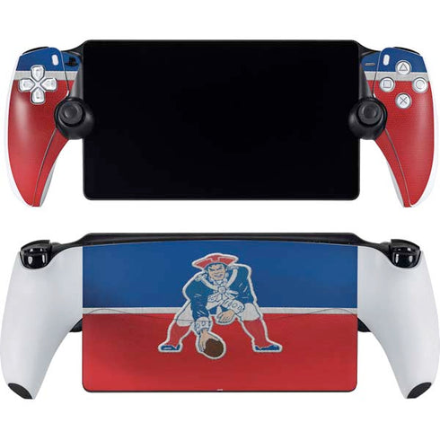NFL New England Patriots Vintage PlayStation Portal Remote Player Skin
