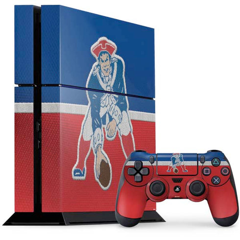 NFL New England Patriots Vintage PlayStation PS4 Skins