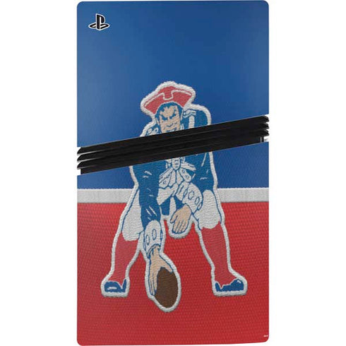 NFL New England Patriots Vintage PS5 Pro Console Skin