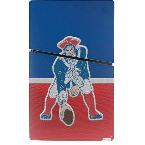 NFL New England Patriots Vintage PS5 Slim Digital Edition Console Skin