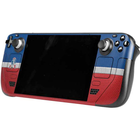 NFL New England Patriots Vintage Steam Deck Handheld Gaming Computer OLED Skin