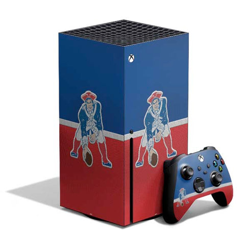 NFL New England Patriots Vintage Xbox Series X Bundle Skin