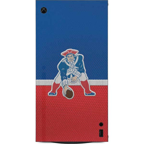NFL New England Patriots Vintage XBox Series X Digital Edition Console Skin