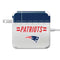 NFL New England Patriots White Striped 85W Power Adapter (15 and 17 inch MacBook Pro Charger) Skin