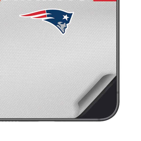 NFL New England Patriots White Striped Galaxy A16 5G Skin