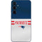 NFL New England Patriots White Striped Galaxy A35 5G Skin