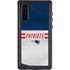 NFL New England Patriots White Striped Galaxy Note 10 Waterproof Case