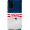 NFL New England Patriots White Striped Galaxy Note20 5G Pro Case