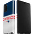 NFL New England Patriots White Striped Galaxy Note20 5G Pro Case