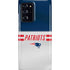 NFL New England Patriots White Striped Galaxy Note20 Ultra 5G Lite Case