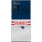 NFL New England Patriots White Striped Galaxy Note20 Ultra 5G Skin