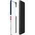 NFL New England Patriots White Striped Galaxy S20 Lite Case