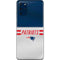 NFL New England Patriots White Striped Galaxy S20 Plus Skin