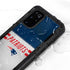 NFL New England Patriots White Striped Galaxy S20 Plus Waterproof Case
