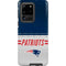 NFL New England Patriots White Striped Galaxy S20 Ultra 5G Pro Case