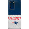 NFL New England Patriots White Striped Galaxy S20 Ultra 5G Skin