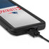 NFL New England Patriots White Striped Galaxy S20 Waterproof Case