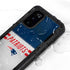 NFL New England Patriots White Striped Galaxy S20 Waterproof Case