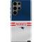NFL New England Patriots White Striped Galaxy S23 Ultra Pro Case