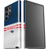 NFL New England Patriots White Striped Galaxy S23 Ultra Pro Case