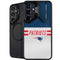 NFL New England Patriots White Striped Galaxy S24 FE Kickstand Case