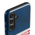 NFL New England Patriots White Striped Galaxy S25 Impact Case