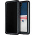 NFL New England Patriots White Striped Galaxy S24 Plus Waterproof Case