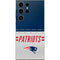 NFL New England Patriots White Striped Galaxy S24 Ultra Skin