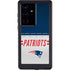 NFL New England Patriots White Striped Galaxy S24 Ultra Waterproof Case