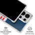 NFL New England Patriots White Striped Galaxy S25 Ultra Clear Case