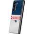 NFL New England Patriots White Striped Galaxy Z Fold5 5G Skin