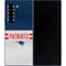 NFL New England Patriots White Striped Galaxy Z Fold6 Skin