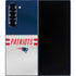 NFL New England Patriots White Striped Galaxy Z Fold6 Skin