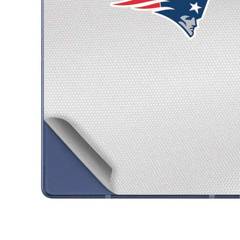 NFL New England Patriots White Striped Galaxy Z Fold6 Skin