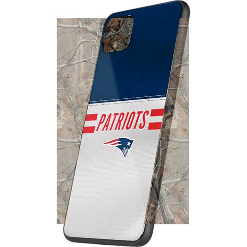 NFL New England Patriots White Striped Google Pixel 4 XL Skin