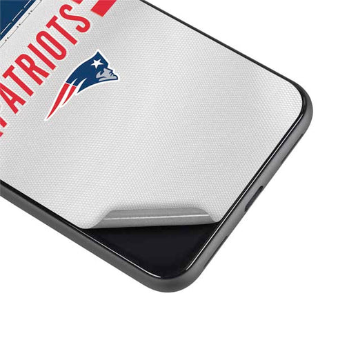 NFL New England Patriots White Striped Google Pixel 4 XL Skin