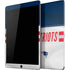 NFL New England Patriots White Striped iPad Skins