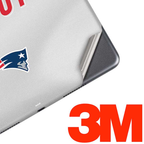 NFL New England Patriots White Striped iPad Skins