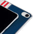 NFL New England Patriots White Striped iPad 11th Gen (2025) Clear Case