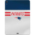 NFL New England Patriots White Striped Apple iPad Air Skin