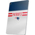 NFL New England Patriots White Striped Apple iPad Air Skin