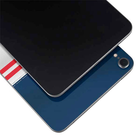 NFL New England Patriots White Striped Apple iPad Mini Skin